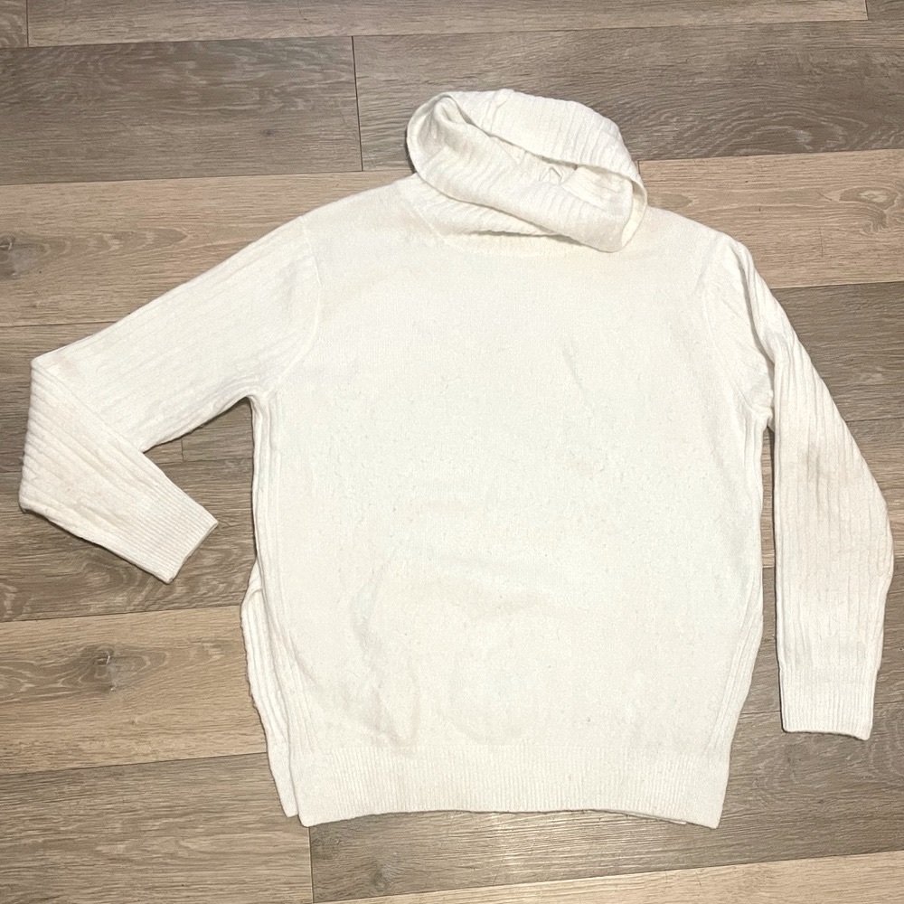 Topshop White Turtleneck